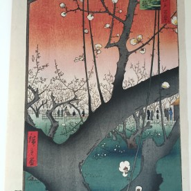 The Plum Garden in Kameido (1857) of Hiroshige