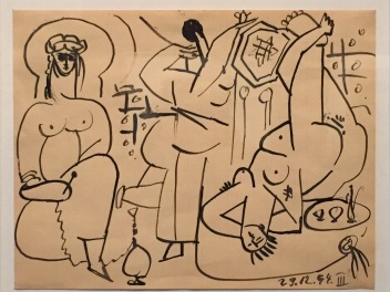 Œuvre dans l'exposition Picasso chez Delacroix